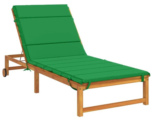 Jastučić za ležaljku GEMERT 100% poliester Zelena - Zelena 200 x 90 x 3 cm Poliester