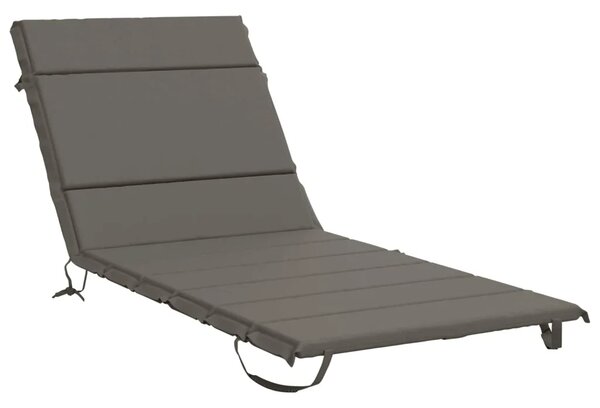 Jastučić za ležaljku GEMERT 100% poliester Siva 200 x 70 x 3 cm - Siva 200 x 70 x 3 cm Melange