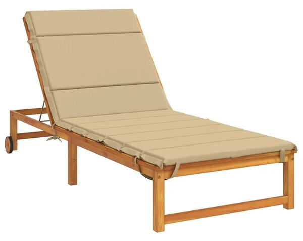 Jastučić za ležaljku GEMERT 100% poliester Bež 200 x 90 x 3 cm - Bež 200 x 90 x 3 cm Poliester