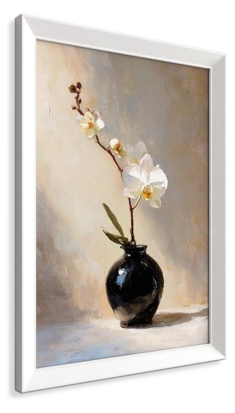 Tiskana slika s okvirom 56x75 cm White Orchid – Styler