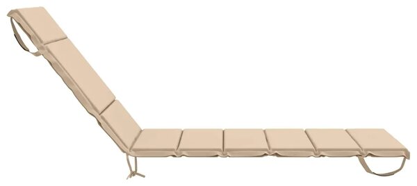 Jastučić za ležaljku GEMERT 100% poliester Krem 200 x 70 x 3 cm - Krem 200 x 70 x 3 cm Melange