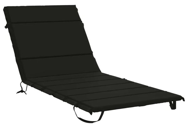 Jastučić za ležaljku GEMERT 100% poliester Crna 200 x 70 x 3 cm - Crna 200 x 70 x 3 cm Poliester