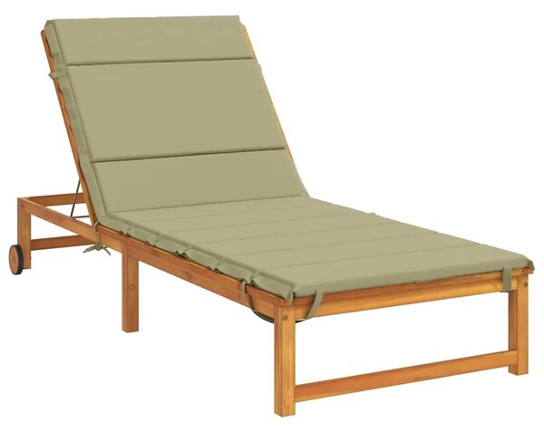 Jastučić za ležaljku GEMERT 100% poliester Svijetlo zelena - Svijetlo zelena 200 x 70 x 3 cm Melange