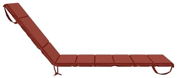Jastučić za ležaljku GEMERT 100% poliester Crvena - Crvena 200 x 90 x 3 cm Melange