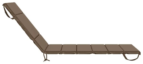 Jastučić za ležaljku GEMERT 100% poliester Sivosmeđa - Sivosmeđa 200 x 70 x 3 cm Melange