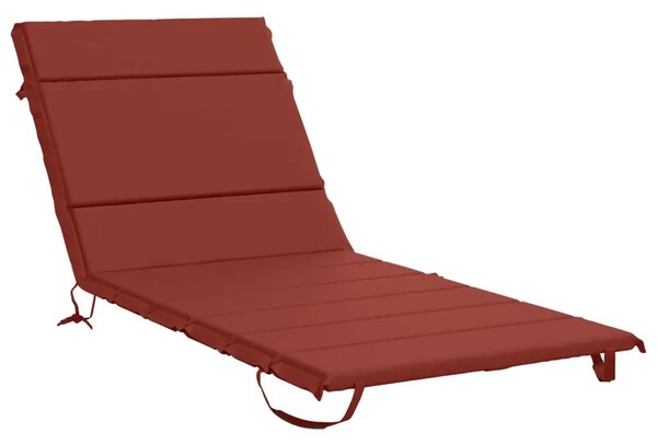 Jastučić za ležaljku GEMERT 100% poliester Crvena - Crvena 200 x 90 x 3 cm Melange