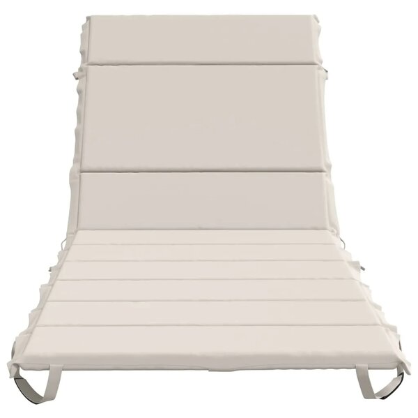 Jastučić za ležaljku GEMERT 100% poliester Bijela - Bijela 200 x 70 x 3 cm Melange