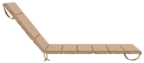 Jastučić za ležaljku GEMERT 100% poliester Pijesak - Pijesak 200 x 70 x 3 cm Melange