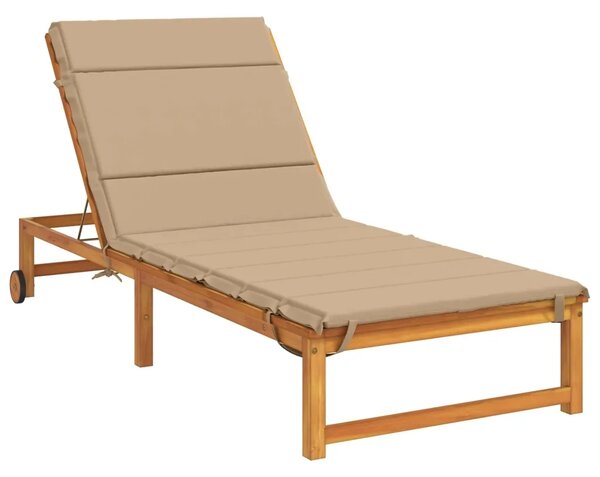 Jastučić za ležaljku GEMERT 100% poliester Pijesak - Pijesak 200 x 70 x 3 cm Melange