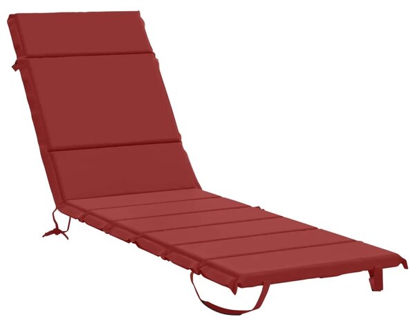 Jastučić za ležaljku GEMERT 100% poliester Vinska crvena - boja crnog vina 200 x 60 x 3 cm Poliester