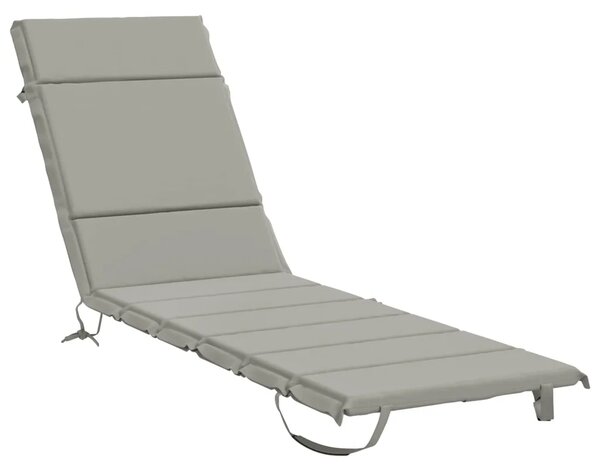 Jastučić za ležaljku GEMERT 100% poliester Siva 200 x 55 x 3 cm - Siva 200 x 55 x 3 cm Poliester