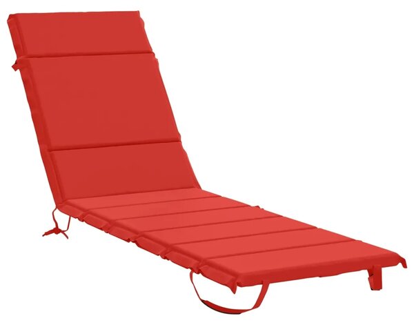 Jastučić za ležaljku GEMERT 100% poliester Crvena - Crvena 200 x 50 x 3 cm Poliester