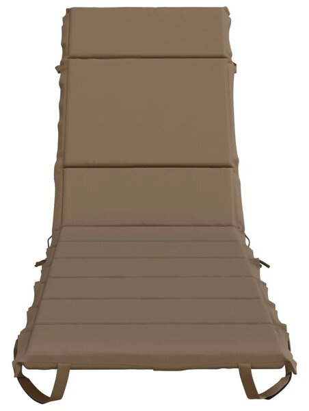 Jastučić za ležaljku GEMERT 100% poliester Sivosmeđa - Sivosmeđa 200 x 50 x 3 cm Melange