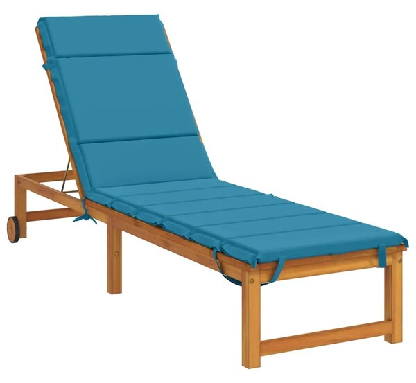 Jastučić za ležaljku GEMERT 100% poliester Svjetloplava - Svjetloplava 200 x 55 x 3 cm Poliester