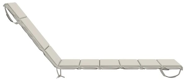 Jastučić za ležaljku GEMERT 100% poliester Bijela - Bijela 200 x 60 x 3 cm Melange