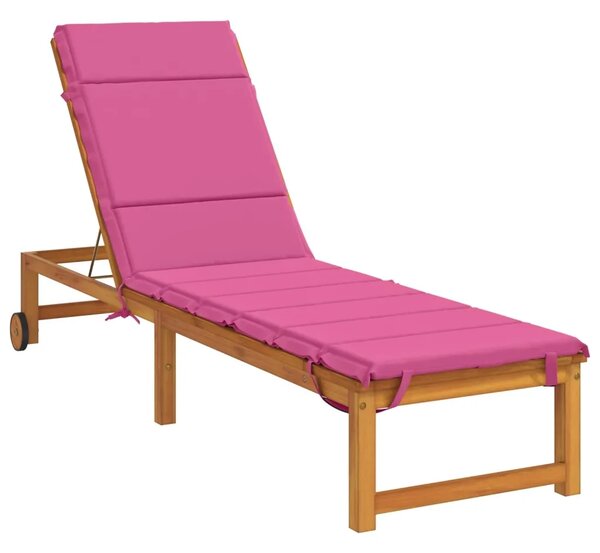 Jastučić za ležaljku GEMERT 100% poliester Ružičasta - Ružičasta 200 x 55 x 3 cm Poliester