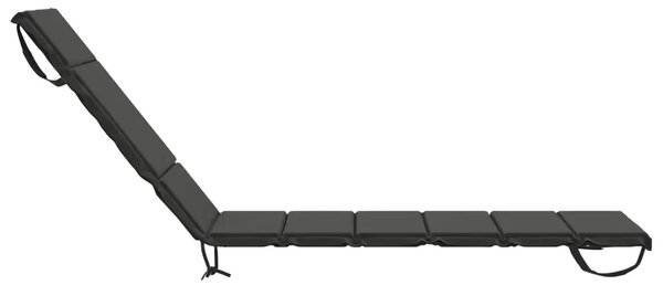 Jastučić za ležaljku GEMERT 100% poliester Antracit - Antracit 200 x 55 x 3 cm Poliester