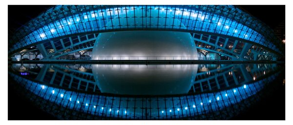Slika nogometnog stadiona (120x50 cm)
