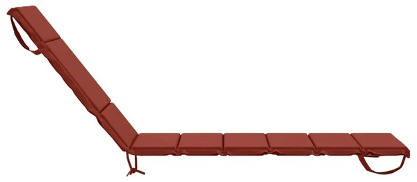 Jastučić za ležaljku GEMERT 100% poliester Crvena - Crvena 200 x 55 x 3 cm Melange
