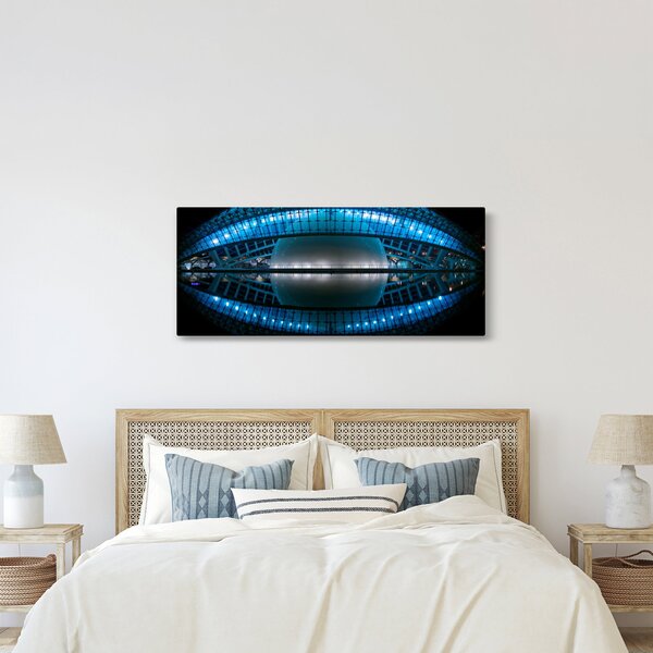 Slika nogometnog stadiona (120x50 cm)