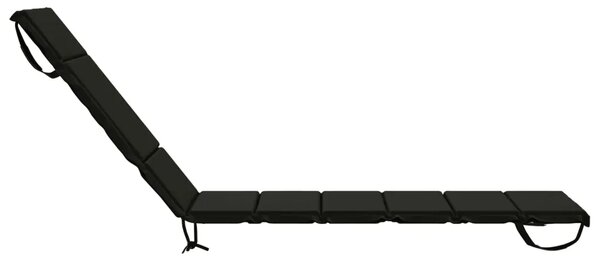 Jastučić za ležaljku GEMERT 100% poliester Crna 200 x 55 x 3 cm - Crna 200 x 55 x 3 cm Melange