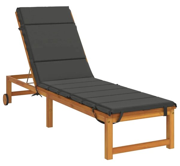 Jastučić za ležaljku GEMERT 100% poliester Antracit - Antracit 200 x 55 x 3 cm Poliester
