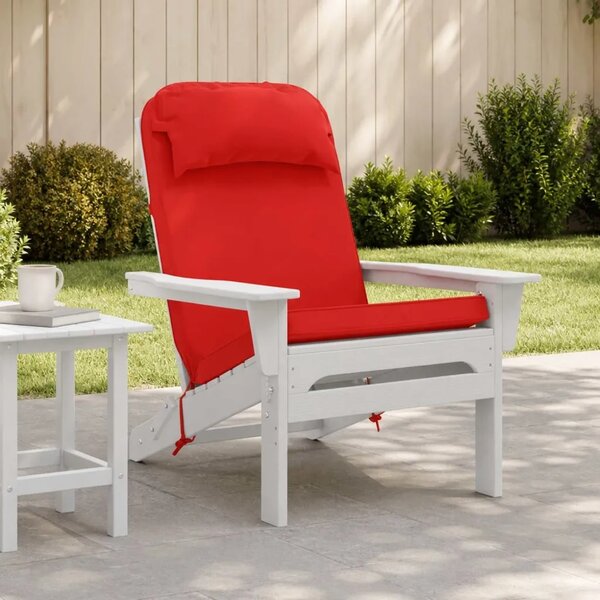 Jastuk za Adirondack stolicu 100% poliester Crvena - Crvena Poliester