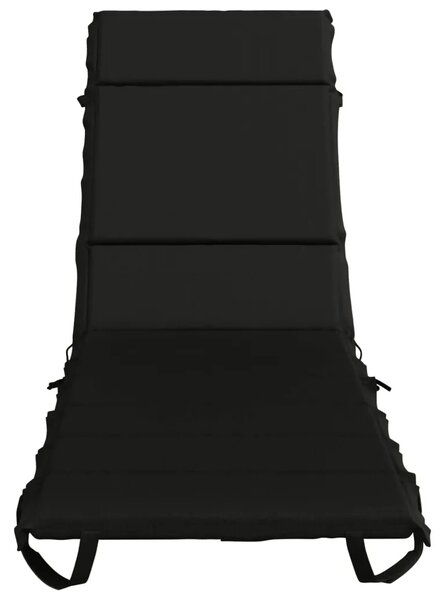 Jastučić za ležaljku GEMERT 100% poliester Crna 200 x 55 x 3 cm - Crna 200 x 55 x 3 cm Melange