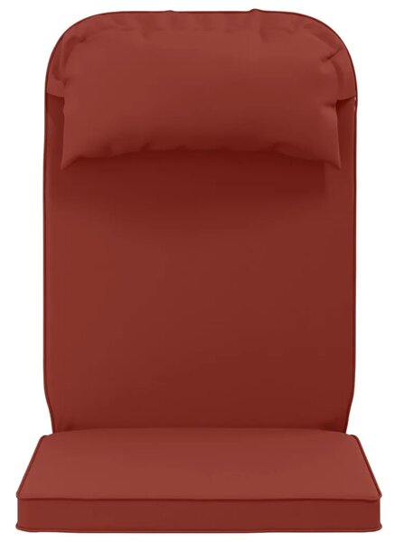 Jastuk za Adirondack stolicu 100% poliester Crvena - Crvena Melange