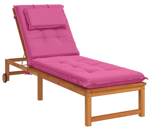 Jastučić za ležaljku GEMERT 100% poliester Ružičasta - Ružičasta 190 x 50 x 9 cm Poliester