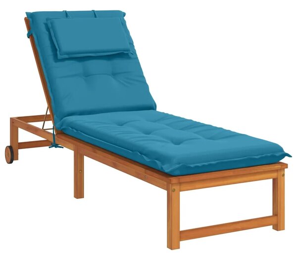 Jastučić za ležaljku GEMERT 100% poliester Svjetloplava - Svjetloplava 190 x 60 x 9 cm Poliester