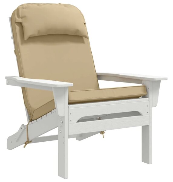 Jastuk za Adirondack stolicu 100% poliester Bež 124 x 55 x 5 cm - Bež Poliester