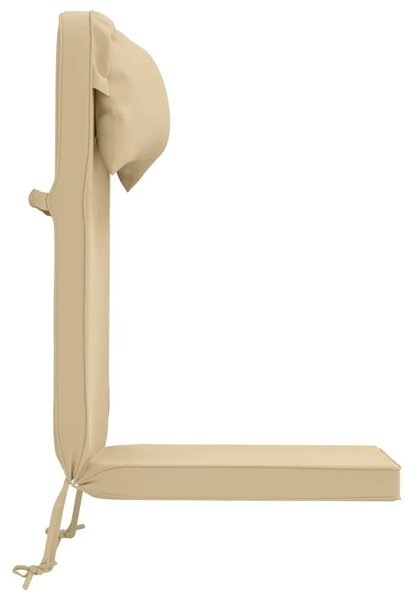 Jastuk za Adirondack stolicu 100% poliester Bež 124 x 55 x 5 cm - Bež Poliester