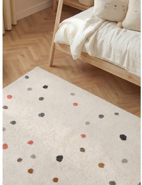 Krem periv/ručno rađen pamučan dječji tepih 140x200 cm Snuggle Pippo – Hanse Home