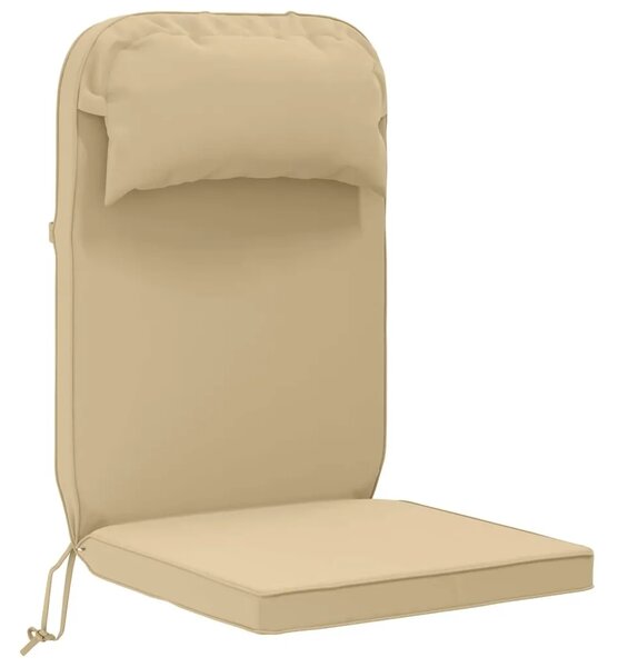 Jastuk za Adirondack stolicu 100% poliester Bež 124 x 55 x 5 cm - Bež Poliester