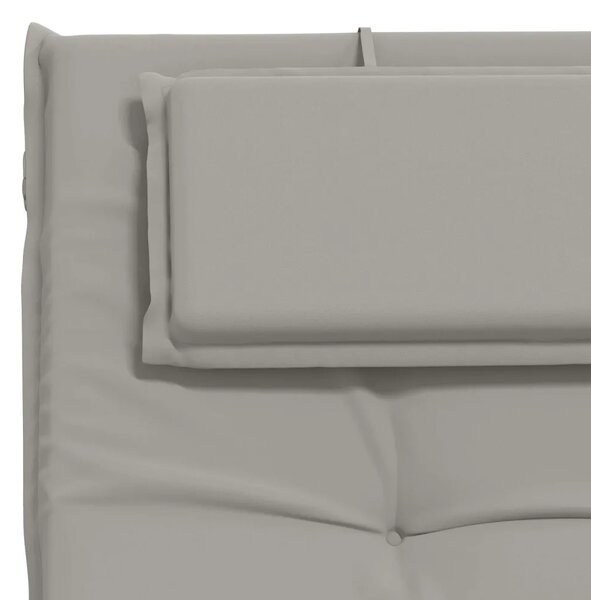 Jastučić za ležaljku GEMERT 100% poliester Siva 190 x 50 x 9 cm - Siva 190 x 50 x 9 cm Poliester