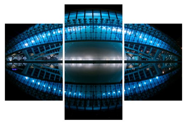 Slika nogometnog stadiona (90x60 cm)