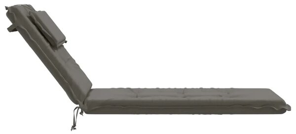 Jastučić za ležaljku GEMERT 100% poliester Siva 190 x 60 x 9 cm - Siva 190 x 60 x 9 cm Melange