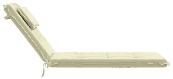Jastučić za ležaljku GEMERT 100% poliester Krem 190 x 60 x 9 cm - Krem 190 x 60 x 9 cm Poliester