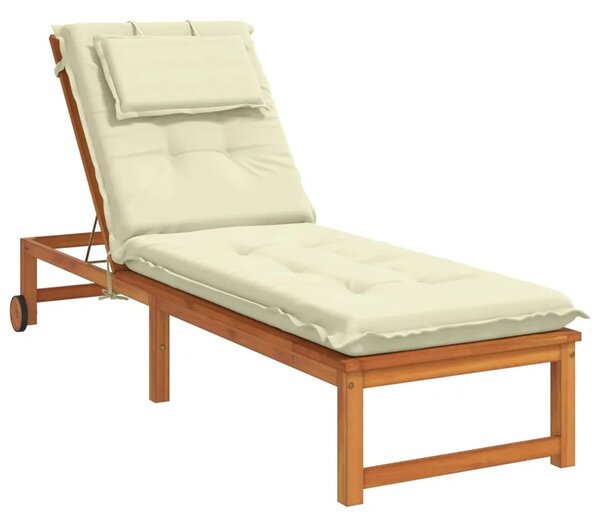 Jastučić za ležaljku GEMERT 100% poliester Krem 190 x 60 x 9 cm - Krem 190 x 60 x 9 cm Poliester