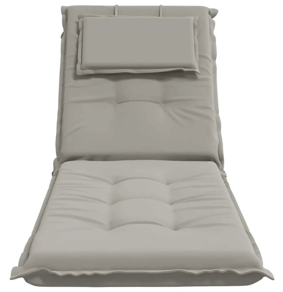Jastučić za ležaljku GEMERT 100% poliester Siva 190 x 50 x 9 cm - Siva 190 x 50 x 9 cm Poliester