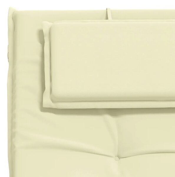 Jastučić za ležaljku GEMERT 100% poliester Krem 190 x 60 x 9 cm - Krem 190 x 60 x 9 cm Poliester