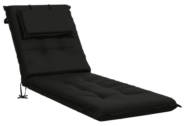 Jastučić za ležaljku GEMERT 100% poliester Crna 190 x 50 x 9 cm - Crna 190 x 50 x 9 cm Melange