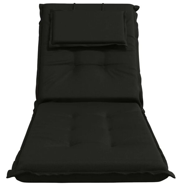 Jastučić za ležaljku GEMERT 100% poliester Crna 190 x 50 x 9 cm - Crna 190 x 50 x 9 cm Melange
