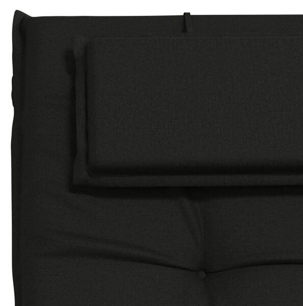 Jastučić za ležaljku GEMERT 100% poliester Crna 190 x 50 x 9 cm - Crna 190 x 50 x 9 cm Melange