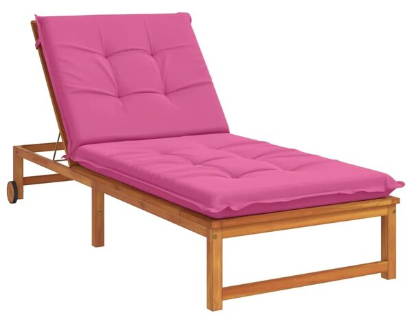 Jastučić za ležaljku GEMERT 100% poliester Ružičasta - Ružičasta 190 x 70 x 9 cm Poliester
