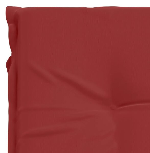 Jastučić za ležaljku GEMERT 100% poliester Vinska crvena - boja crnog vina 190 x 60 x 9 cm Poliester