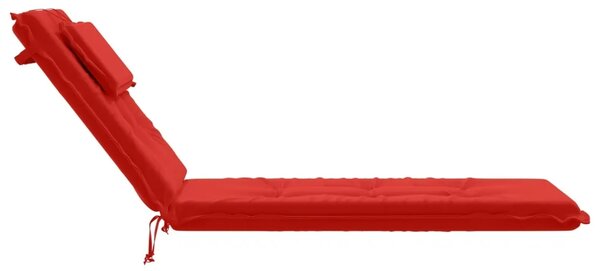 Jastučić za ležaljku GEMERT 100% poliester Crvena - Crvena 190 x 50 x 9 cm Poliester