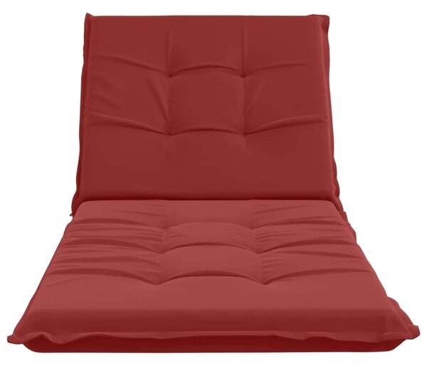 Jastučić za ležaljku GEMERT 100% poliester Vinska crvena - boja crnog vina 190 x 90 x 9 cm Poliester