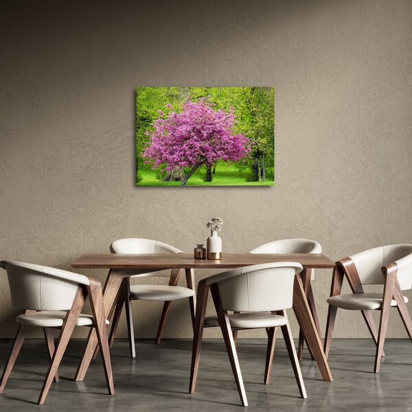 Slika cvjetajućeg stabla na livadi (70x50 cm)